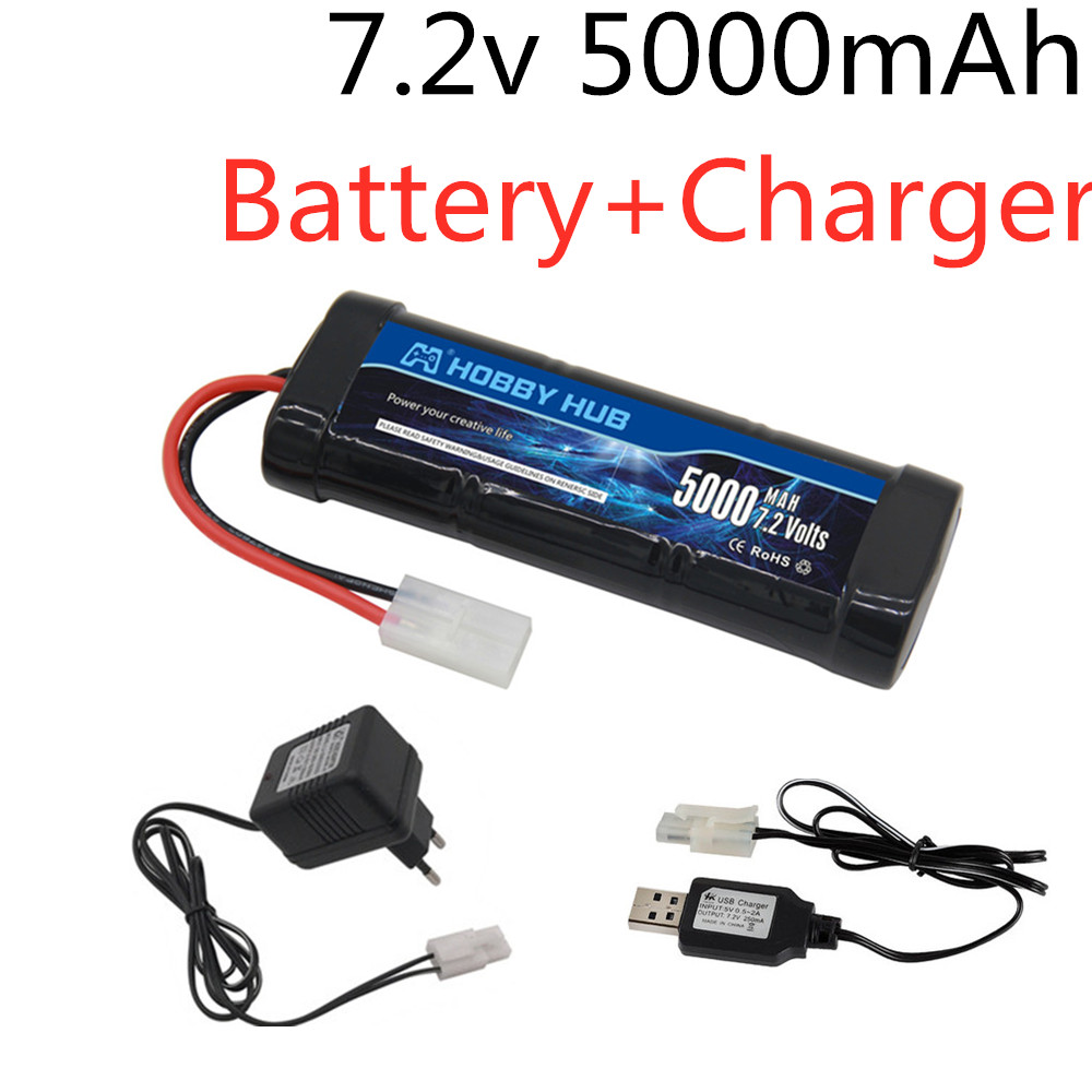 Balance Charger Rc - Pacote de bateria ni-mh 7.2v 5000mah