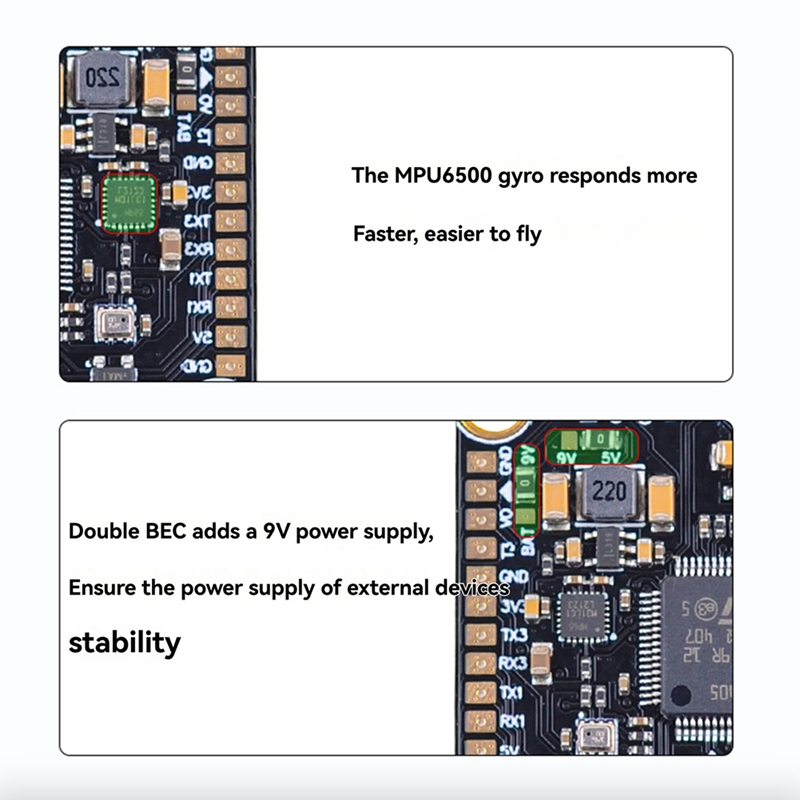 F722 Flight Controller - 80A + F405/F722 STACK para 13