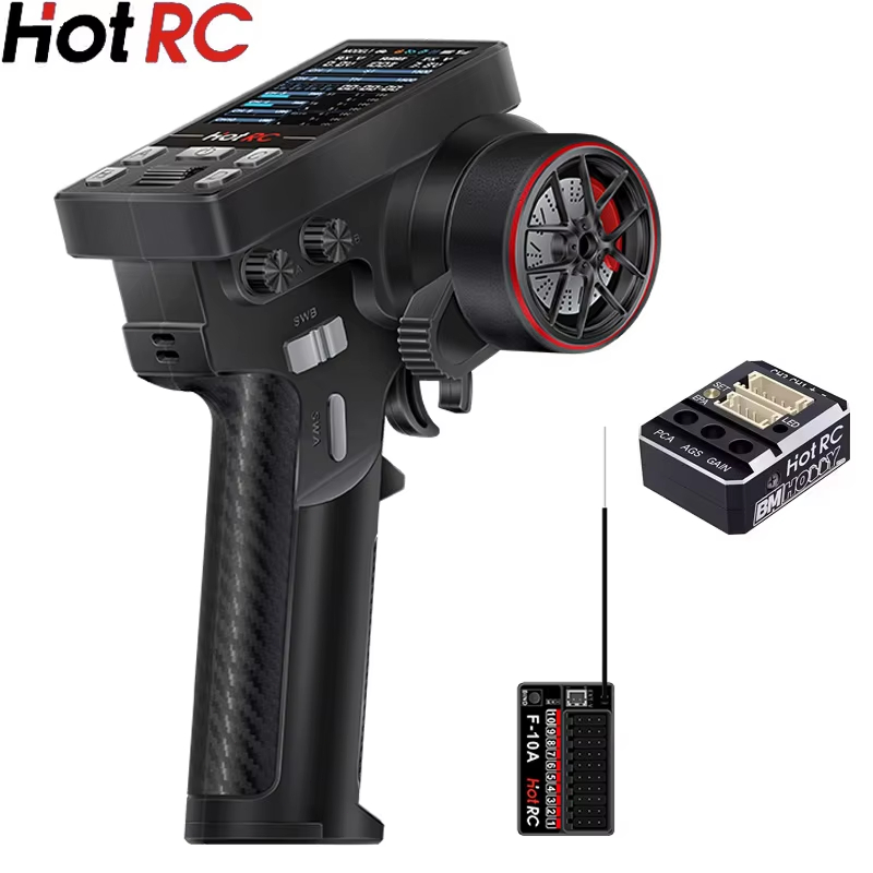 Radio Transmitter 2.4Ghz - Transmissor RC HotRC CT-10B 10 Canais
