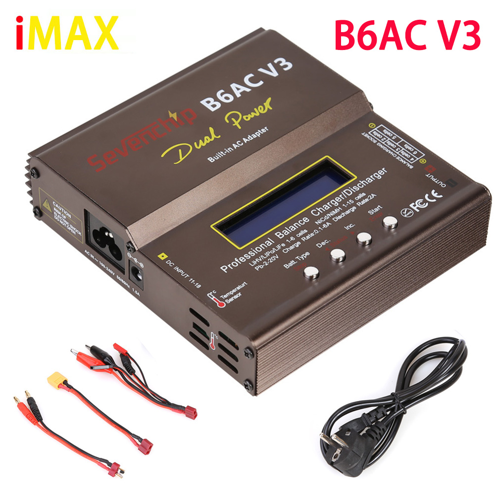 Balance Charger Rc - Carregador Balanceador IMAX B6AC V3 80W