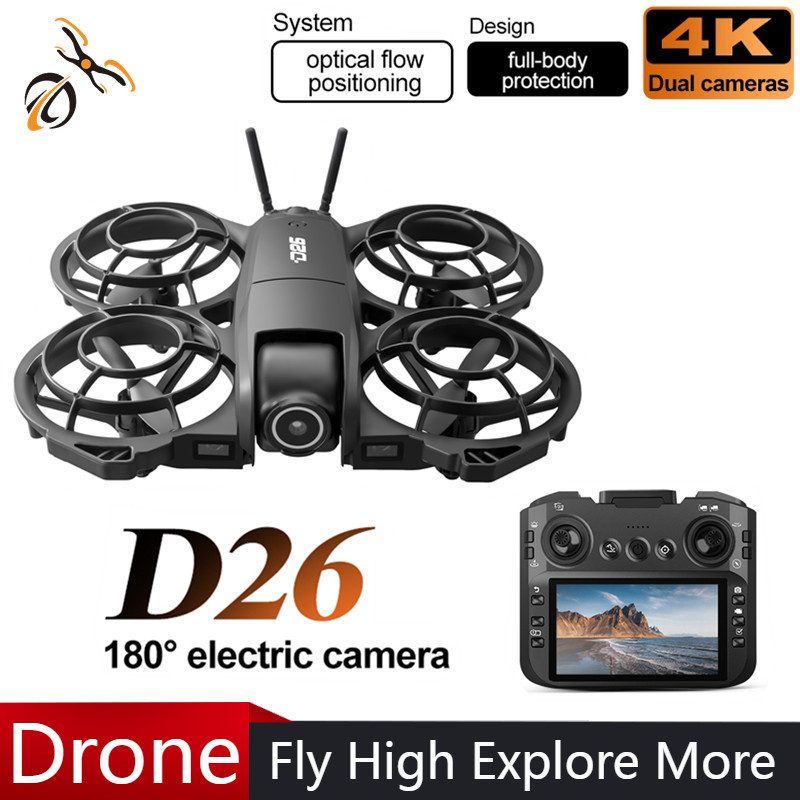 Drone Gimbal - Drone D26 4K Aéreo HD 180