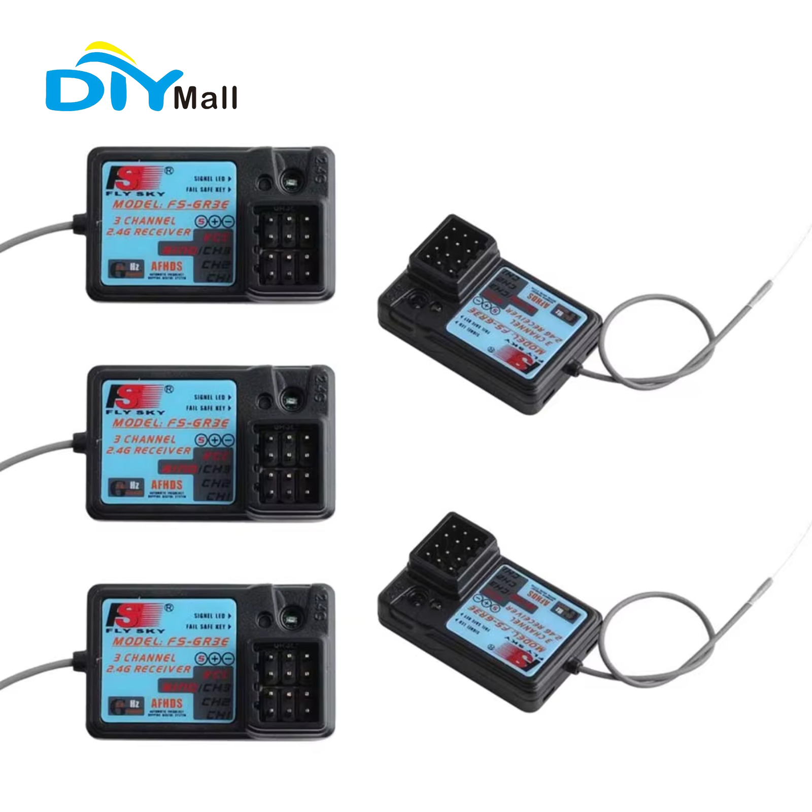 Flysky Transmitter - Receptor à Prova d'Água Flysky FS-GR3E