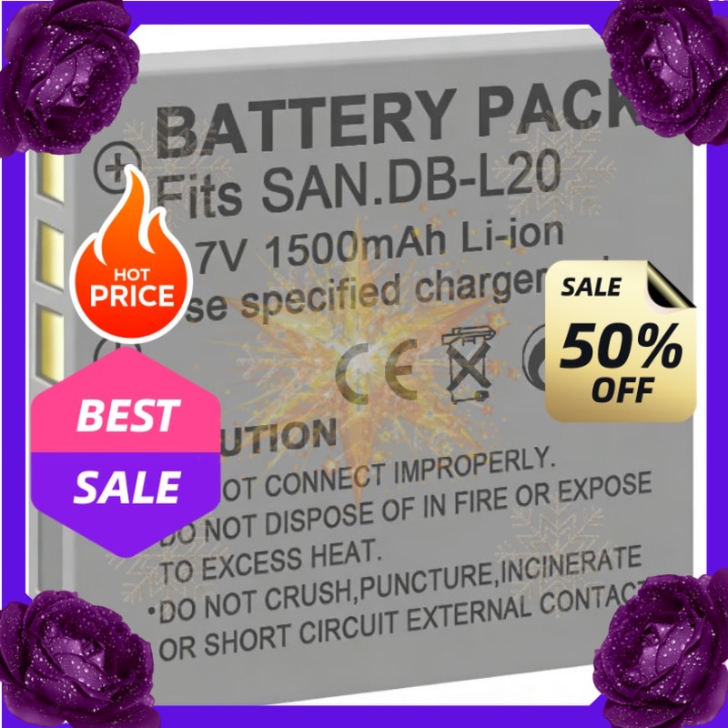 Drone With Camera - Bateria SWZY 3.7V 1500mAh DB-L20 para