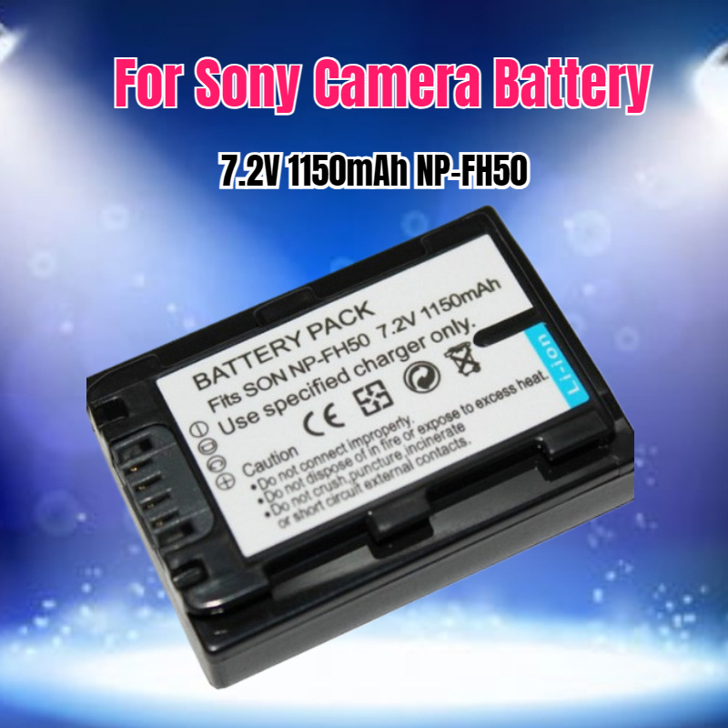 Drone With Camera - Bateria de câmera 7.2V 1150mAh NP-FH50