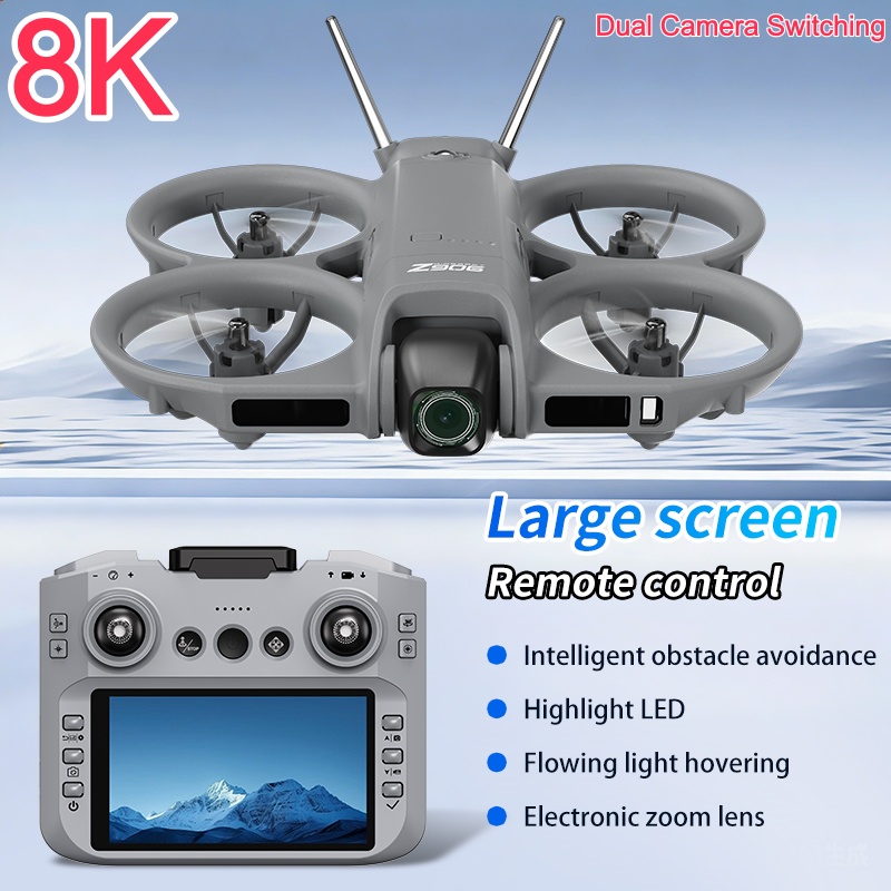 4 In 1 Esc - Drone com Câmera 8K ESC, Posicionamento