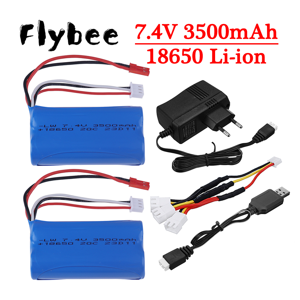 Balance Charger Rc - Bateria de íon-lítio atualizada de 3000mAh