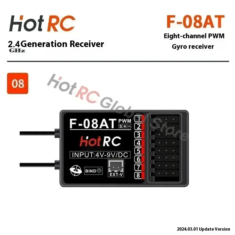 Receptor Giroscópico PWM HOTRC - Radio Transmitter 2.4Ghz avaliação e preço