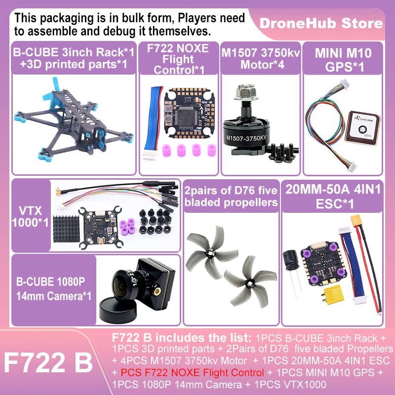 Kit de Estrutura para Drone FP - F722 Flight Controller avaliação e preço