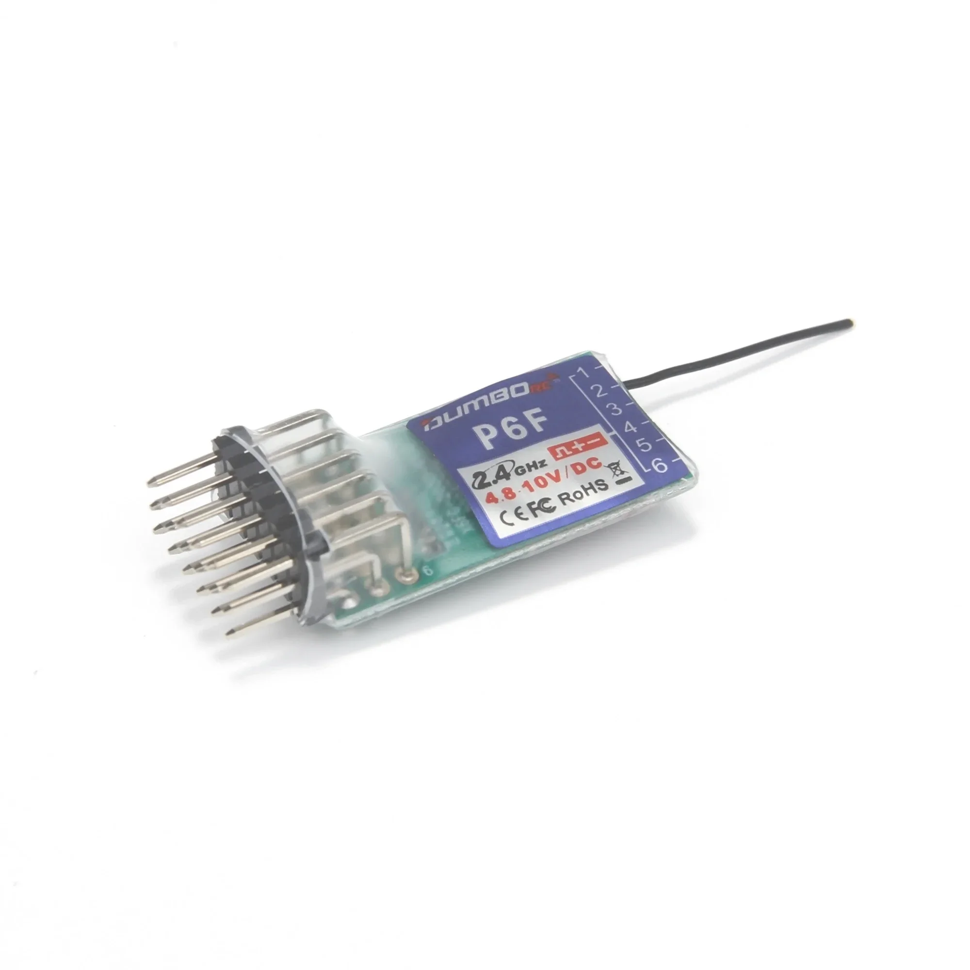 DUMBORC P6F Mini Receptor 6CH  - Radio Transmitter 2.4Ghz avaliação e preço