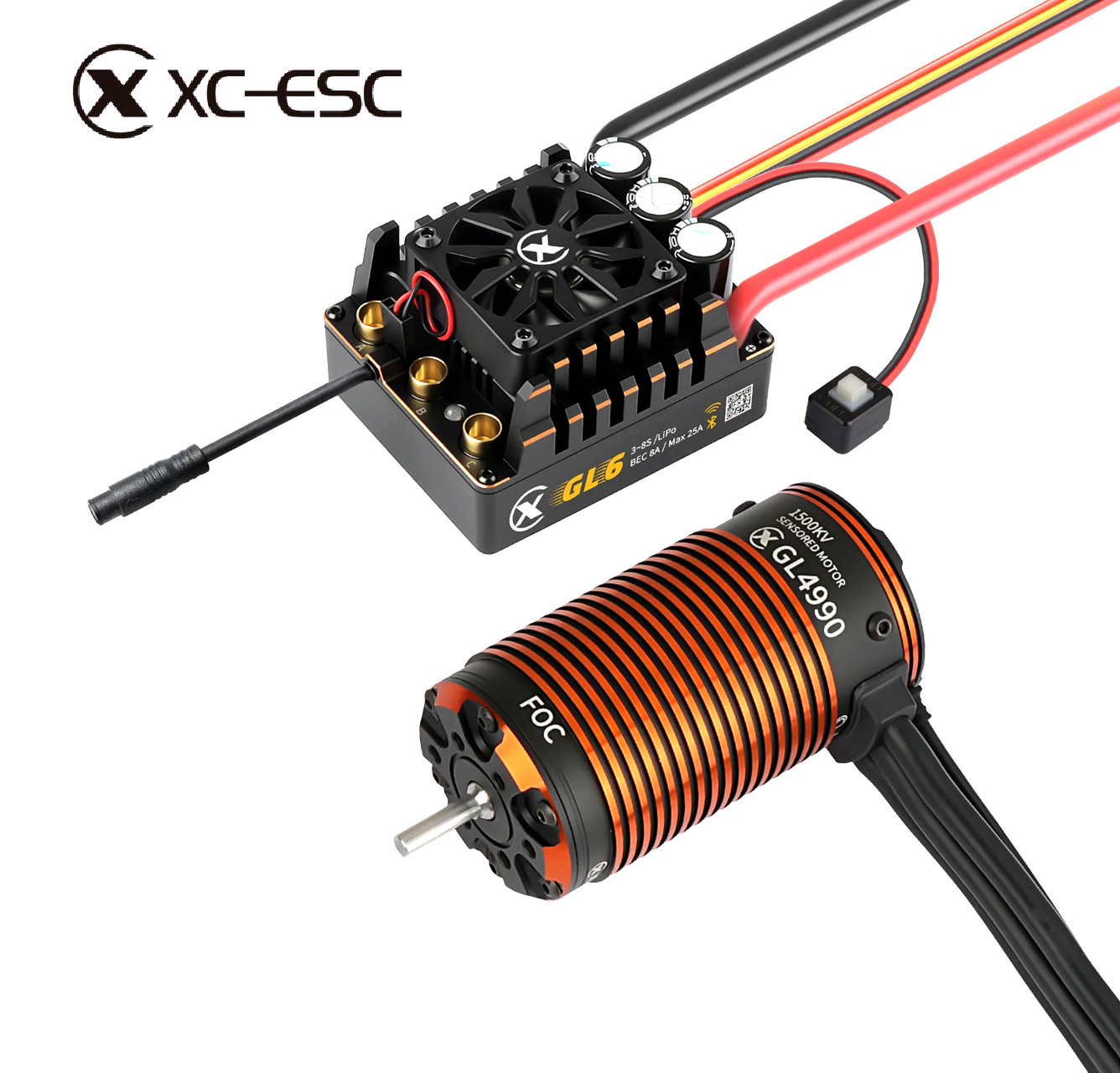 Combo XC FOC CRAWLER MOTOR SEM - 4 In 1 Esc avaliação e preço