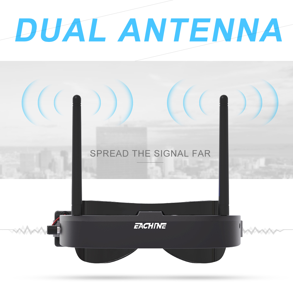 Eachine EV100 720*540 5.8G 72C - Goggles Fpv avaliação e preço