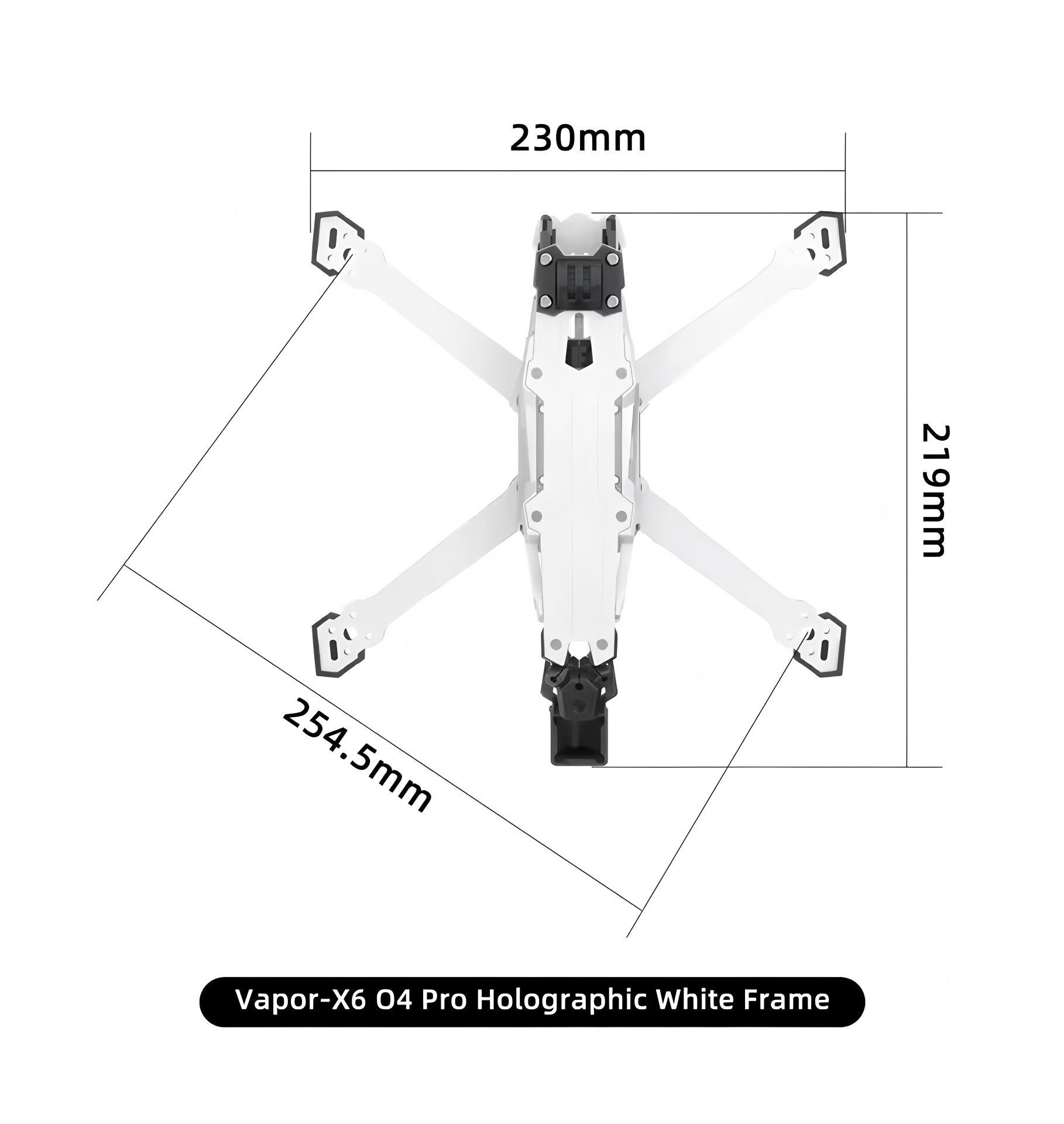 GEPRC Vapor D5/x5/x6 O4 Pro Fr - Carbon Fiber Drone Frame avaliação e preço