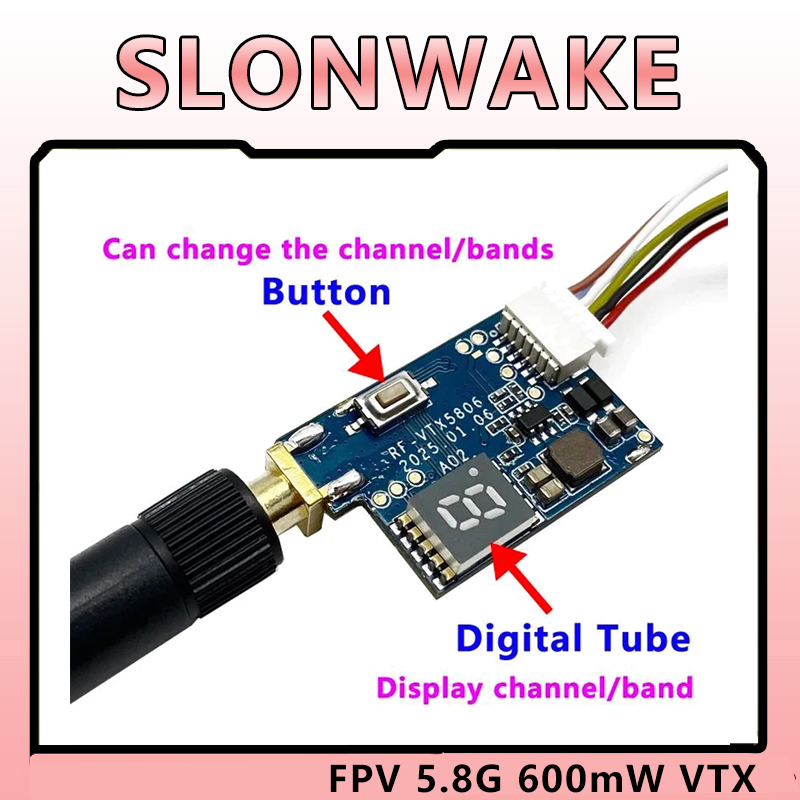 SLONWAKE 5.8G TS5823 PRO Mini  - Analog Fpv Camera avaliação e preço