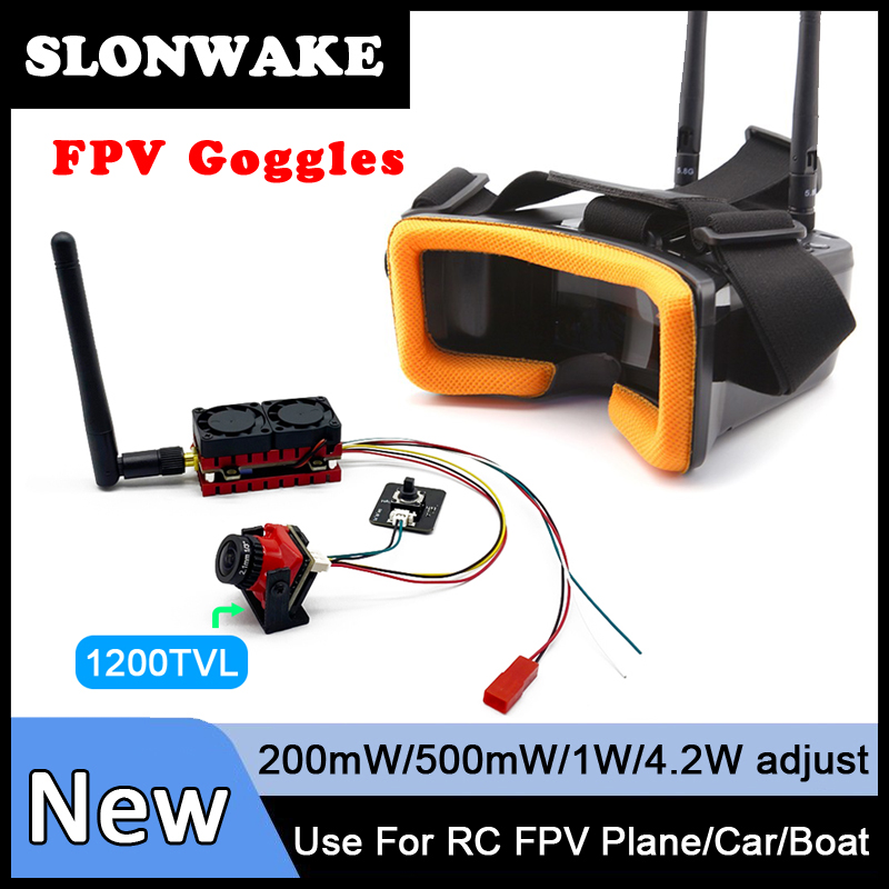 SLONWAKE 5.8G 48CH 4.2W Transm - Goggles Fpv avaliação e preço
