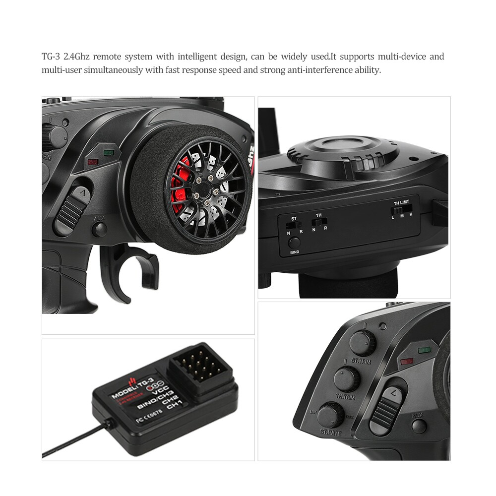 GoolRC TG3 2,4 GHz 3CH Transmi - Radio Transmitter 2.4Ghz avaliação e preço