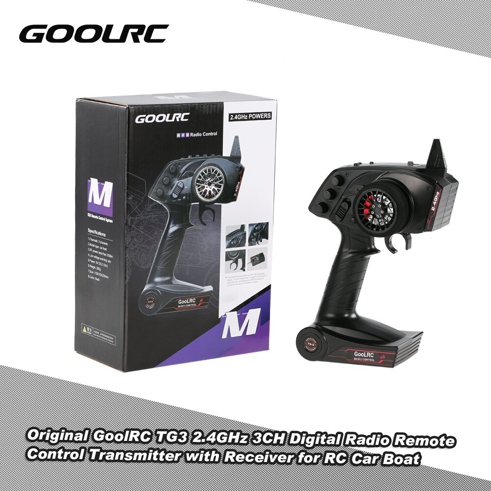 GoolRC TG3 2,4 GHz 3CH Transmi - Radio Transmitter 2.4Ghz avaliação e preço