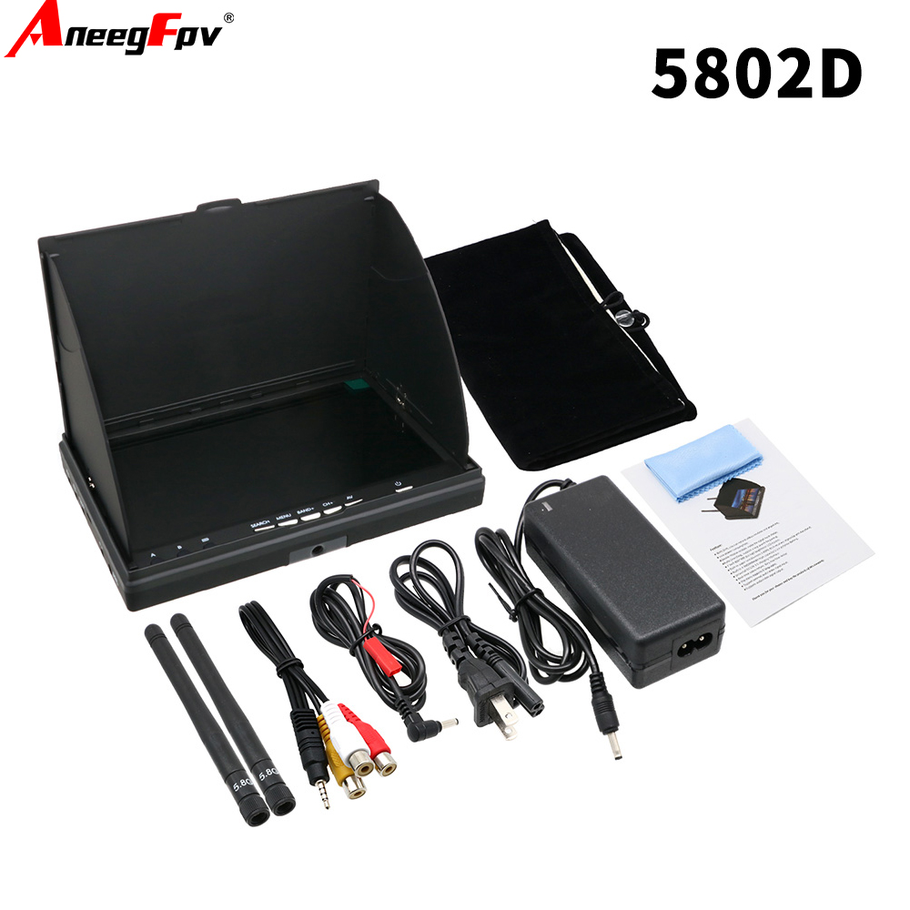 LCD5802D LCD5802S 7 Polegada 5 - Goggles Fpv avaliação e preço