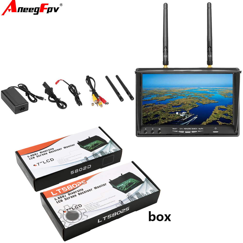 LCD5802D LCD5802S 7 Polegada 5 - Goggles Fpv avaliação e preço