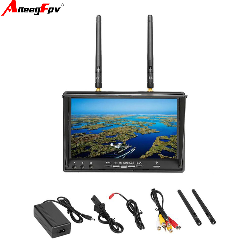 LCD5802D LCD5802S 7 Polegada 5 - Goggles Fpv avaliação e preço