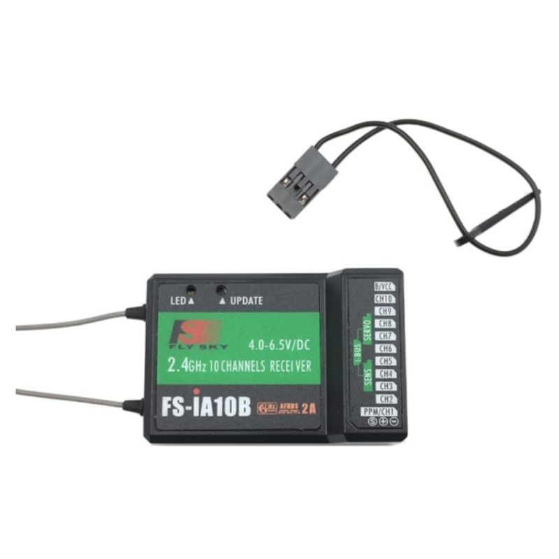 Receptor Flysky FS-iA10B 10CH  - Flysky Transmitter avaliação e preço