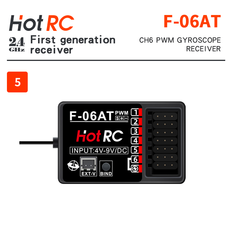 HOTRC 2.4 Ghz Receptores F-01A - Radio Transmitter 2.4Ghz avaliação e preço